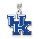 Sterling Silver University of Kentucky Enamel Pendant