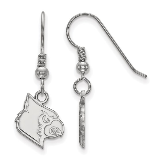 Sterling Silver University of Louisville Small Dangle Earrings Sterling Silver University of Louisville Small Dangle Earrings