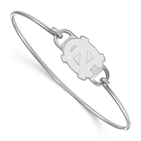 Sterling Silver University of North Carolina Wire Bangle Sterling Silver University of North Carolina Wire Bangle