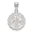 Sterling Silver University of Virginia Medium Crest Pendant