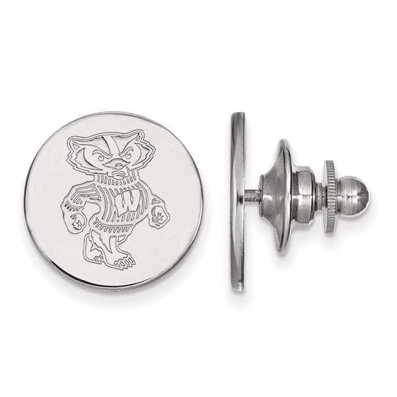 Sterling Silver University of Wisconsin Lapel Pin Sterling Silver University of Wisconsin Lapel Pin