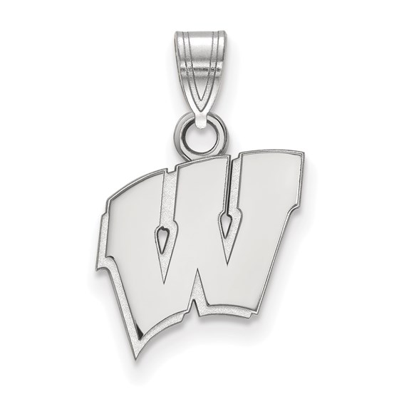 Sterling Silver University of Wisconsin Small Pendant Sterling Silver University of Wisconsin Small Pendant