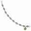 Sterling Silver w/14k Citrine Bracelet