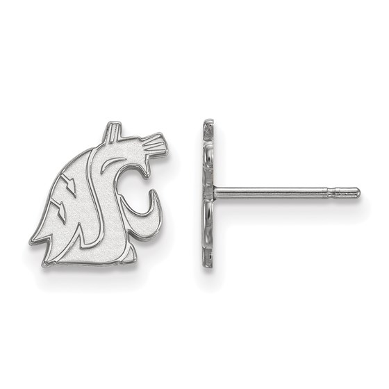 Sterling Silver Washington State University Post Earring Sterling Silver Washington State University Post Earring