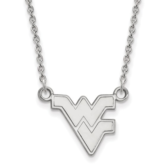 Sterling Silver West Virginia Univ. Necklace - 18 in. Sterling Silver West Virginia Univ. Necklace - 18 in.