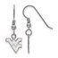 Sterling Silver West Virginia University Dangle Earrings