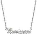 Sterling Silver West Virginia University Necklace - 18 in.