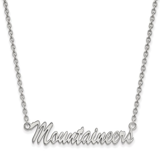 Sterling Silver West Virginia University Necklace - 18 in. Sterling Silver West Virginia University Necklace - 18 in.