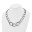 Sterling Silver Woven Necklace - 22 in.