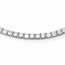 Sterling Silver Zirconia Bar Necklace