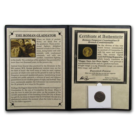 Story Album: The Roman Gladiator Centenionalis of Constantius II Story Album: The Roman Gladiator Centenionalis of Constantius II