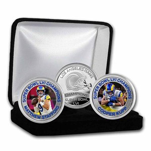 Buy Super Bowl LVI Champions 3-Coin Set: Los Angeles Rams | APMEX