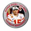 Super Bowl LVII MVP Colorized Coin: Patrick Mahomes