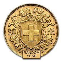 Buy Helvetia Coin 20 Francs Swiss Gold AU (Random) | APMEX