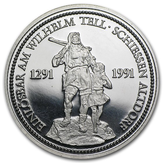 Switzerland 1 oz Platinum Shooting Thaler BU/Proof Random Switzerland 1 oz Platinum Shooting Thaler BU/Proof Random