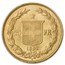 Switzerland Gold 20 Francs Helvetica (1883-1896) BU