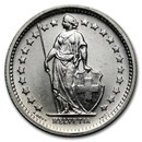 Switzerland Silver 1/2 Franc AU/BU (Random Year)