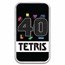 Tetris™ 1 oz Silver 40th Anniversary Colorized Bar in TEP