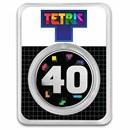 Tetris™ 1 oz Silver 40th Anniversary Colorized Round in TEP