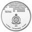 Tetris™ St. Basil's Cathedral 2021 Niue 1 oz Silver $2 BU in TEP