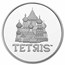 Tetris™ St. Basil's Cathedral 2021 Niue 1 oz Silver $2 BU in TEP
