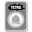 Tetris™ St. Basil's Cathedral 2021 Niue 1 oz Silver $2 BU in TEP