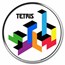 Tetris™ Tetrimino Blocks 1 oz Silver Colorized Round in TEP