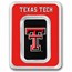 Texas Tech University 1 oz Silver Colorized Bar (in TEP)