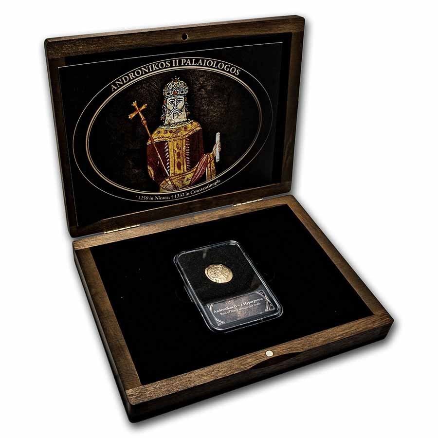 The Decline of Byzantium Andronikos II Gold Coin Presentation Set