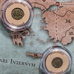 The Decline of the Roman Empire 12-Coin Collection with Map