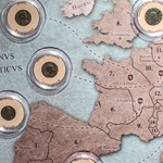 The Decline of the Roman Empire 12-Coin Collection with Map