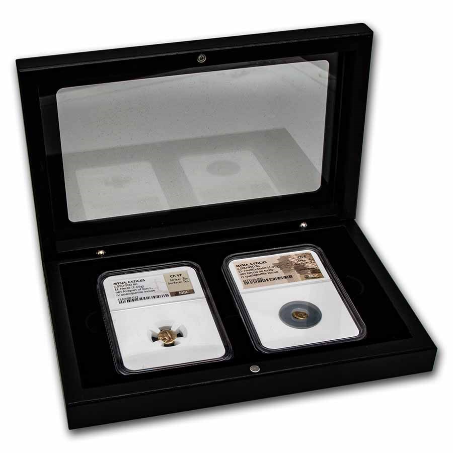 The Electrum Coinage of Mysia (550-450 BC) 2-Coin Set