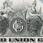The Grand Union Company Stock Certificate 1st Style (Blue)