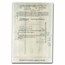 The Grand Union Company Stock Certificate 2nd Style (Blue)