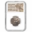 Thrace Odessus AR Tetradrachm Alexander III (125-70 BC) CH XF NGC