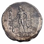 Thrace Thasos AR Tetradrachm Dionysus (2nd-1st Cen. BC) Ch XF NGC