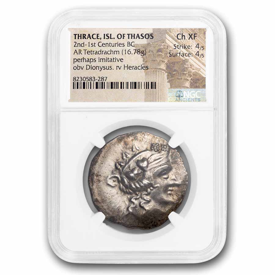 Buy 2-1st C, BC Thrace Silver Tetradrachm Ch XF NGC | APMEX