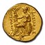 Thracian Gold Stater Lysimachus (305-281 BC) Ch AU NGC (5/4)