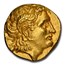 Thracian Gold Stater Lysimachus (305-281 BC) Ch AU NGC (5/4)