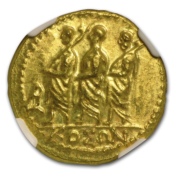 Thracian/Scythian Gold Stater (1st Century BC) w/Monogram MS NGC Thracian/Scythian Gold Stater (1st Century BC) w/Monogram MS NGC