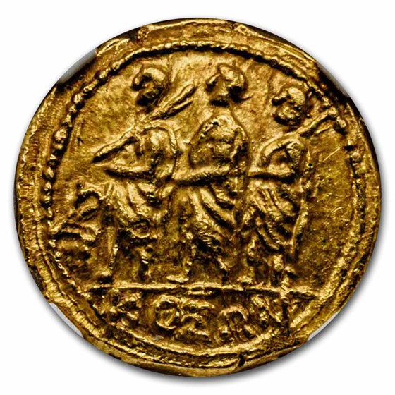 Thracian/Scythian Gold Stater Coson (after 54 BC) Ch AU NGC
