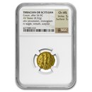 Thracian/Scythian Gold Stater Coson (after 54 BC) Ch MS NGC Thracian/Scythian Gold Stater Coson (after 54 BC) Ch MS NGC
