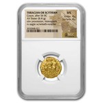 Thracian/Scythian Gold Stater Coson (after 54 BC) MS NGC (4/4)