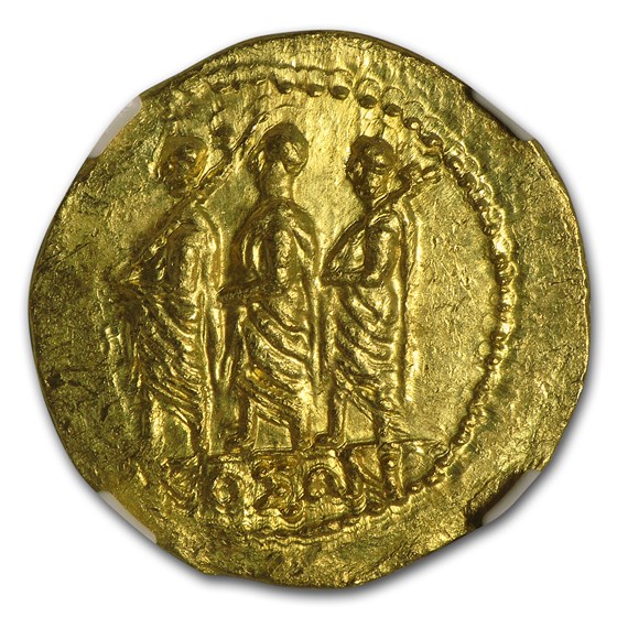 Thracian/Scythian Gold Stater w/Monogram (1st Century BC) MS NGC Thracian/Scythian Gold Stater w/Monogram (1st Century BC) MS NGC
