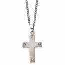 Titanium Cross 22in Necklace - 22 in.