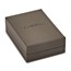 Titanium Polished w/Black CF Inlay Cross Necklace - 22 in.