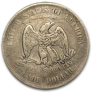 Trade Dollar VF Details (Obv Removed) Trade Dollar VF Details (Obv Removed)