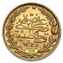 Turkey Gold 100 Kurush (Random) Avg Circ