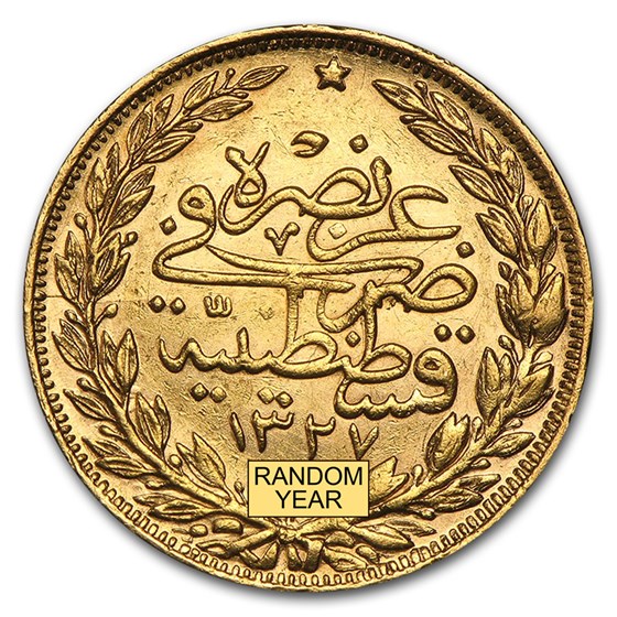 Turkey Gold 100 Kurush (Random) Avg Circ Turkey Gold 100 Kurush (Random) Avg Circ