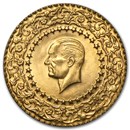 Turkey Gold 25 Atatürk Kurush Monnaie de Luxe (Random) BU